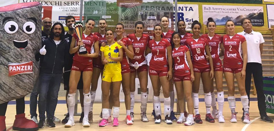 Spettacolo di volley d’alto livello a Chiavenna: il Busto Arsizio vince il Trofeo Bresaole d’Autore Panzeri