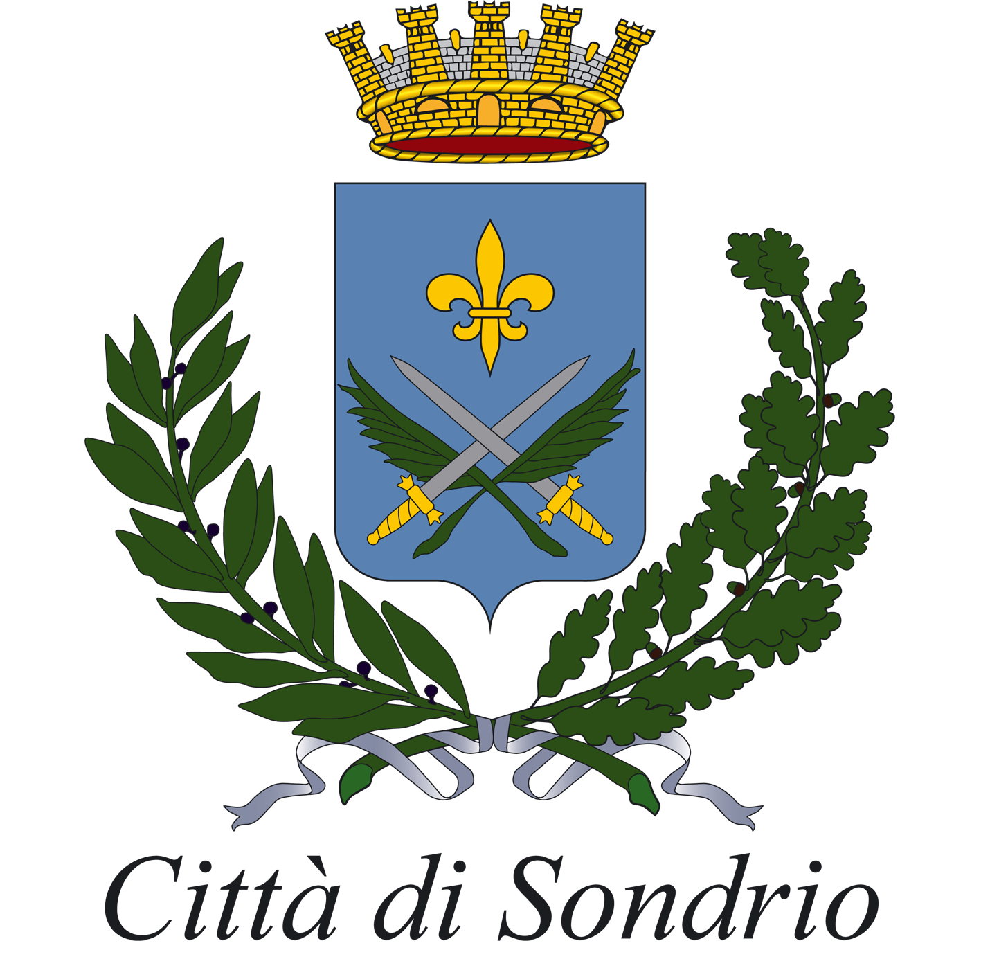 logo città di sondrio con stemma