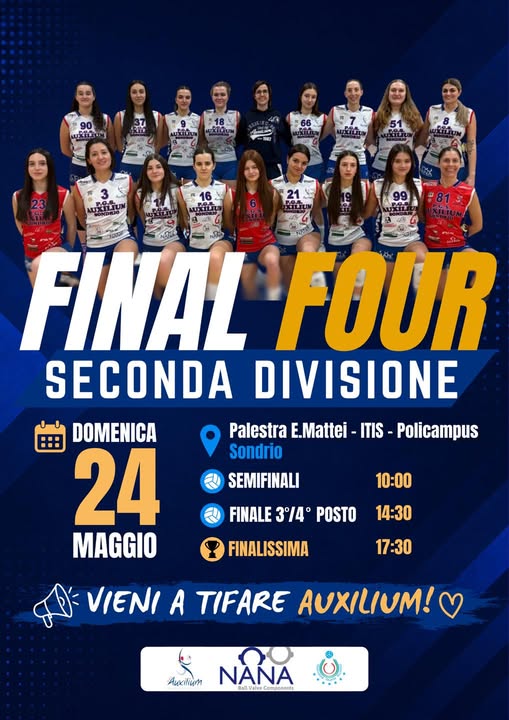 locandina final four 2 div f 2026
