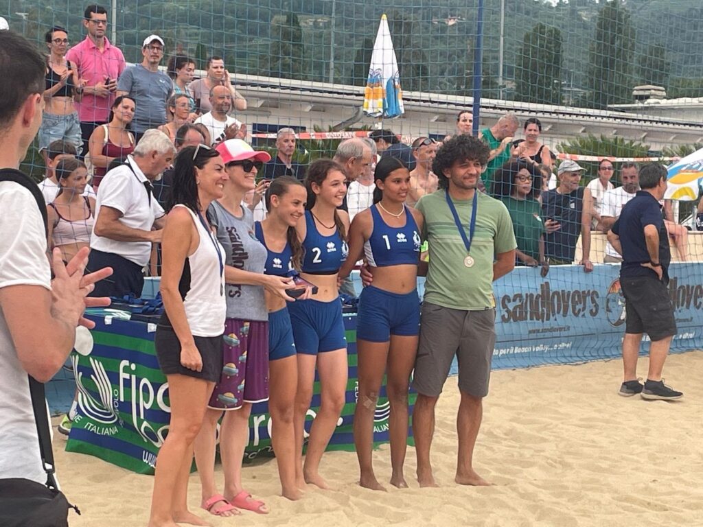TdT beach volley Cellatica 28 giugno 2026 - premiazione femminile Ct Sondrio