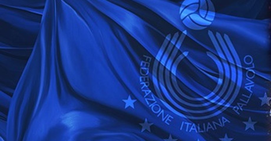 bandiera con logo fipav